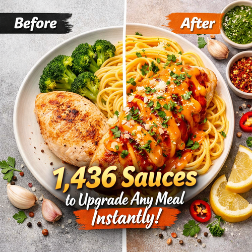 1,436 Sauce Recipes: Transform Every Meal – Instant PDF Cookbook