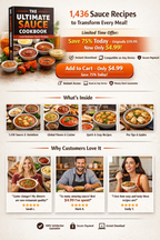 Turn Boring Meals into Delicious Ones: 1,400+ Easy Sauce Recipes PDF