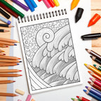 Mental Health Coloring Pages Bundle (PLR) – Mindfulness, Stress Relief, CBT & DBT Printable PDF