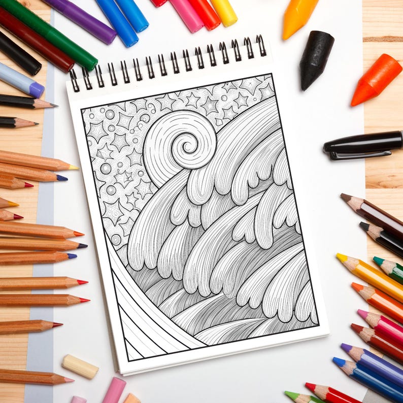 Mental Health Coloring Pages Bundle (PLR) – Mindfulness, Stress Relief, CBT & DBT Printable PDF